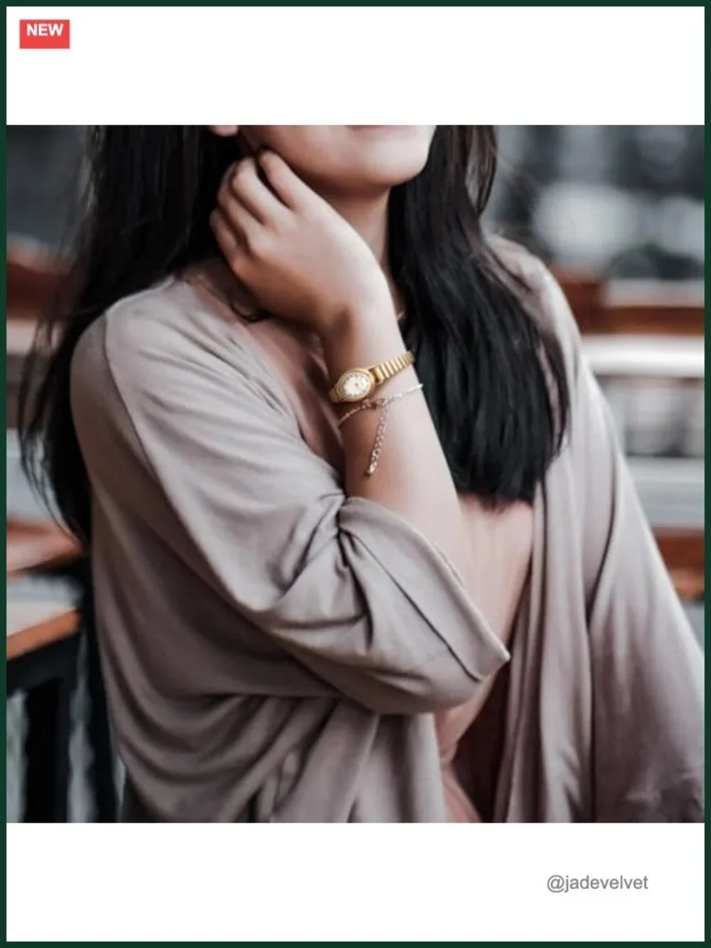Women's Gold Expansion Band Watch Japanese Quartz Water Resistant